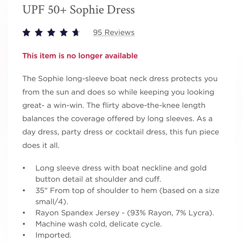 NWOT Lilly Pulitzer Sophie Dress - Picture 5 of 10